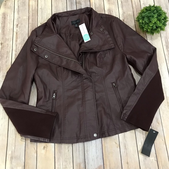 rd style faux leather jacket